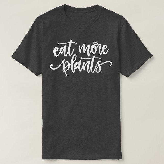 Camiseta Coma Mais Plantas Vegan & Vegetarian (Frente do Design)