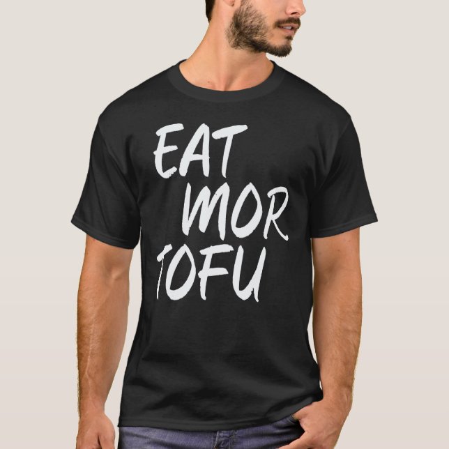 Camiseta Coma Mais Tofu Vegano Vegetarianos Comida Sem Carn (Frente)