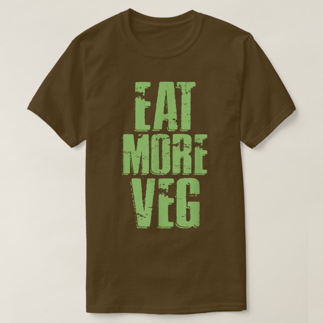 Camiseta Coma Mais Vegetarianos Legal, Veg, Afetados (Frente do Design)