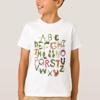 Coma Mais Veggies Alphabet Shirt