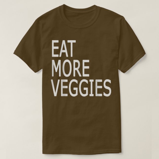 Camiseta Coma Mais Veggies Vegetariana Vegan Vegetables Tee (Frente do Design)