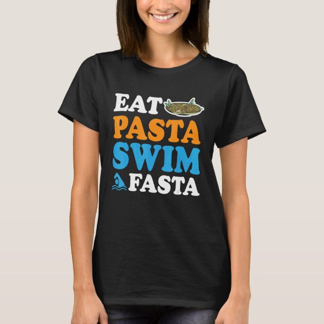 Camiseta Coma Massa Nade Rápido (Frente)
