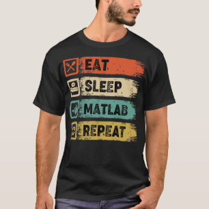 Camiseta Coma Matlab Repetir TShirt clássico