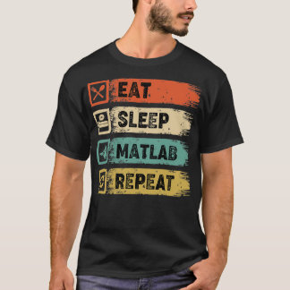 Camiseta Coma Matlab Repetir TShirt clássico