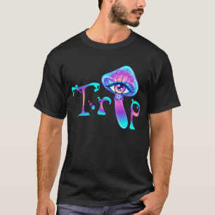Camiseta Coma-me Cogumelo e Viagem