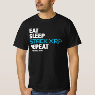Camiseta Coma Memória de Cotação XRP Cripto Engraçado da Pi