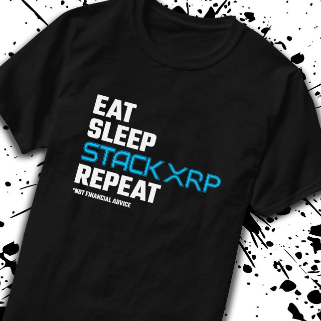Camiseta Coma Memória de Cotação XRP Cripto Engraçado da Pi (Criador carregado)