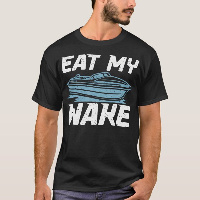 Camiseta Coma Meu Wake Boat (Frente)