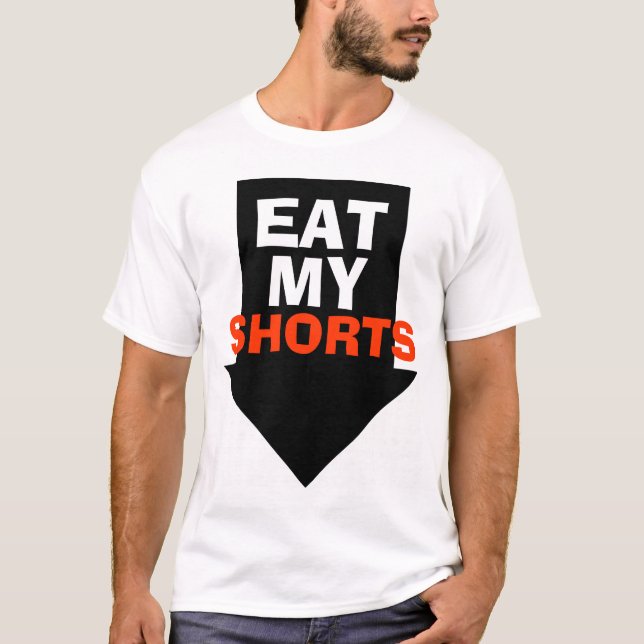 Camiseta Coma meus Shorts (Frente)