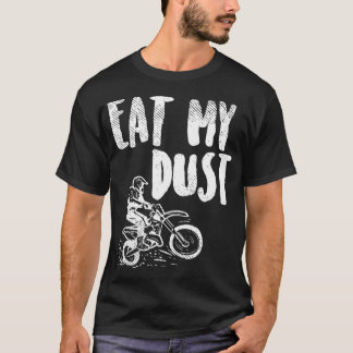 Camiseta Coma minha moto moto-transversal de moto de saia-p