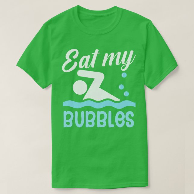 Camiseta Coma minhas bolhas (Frente do Design)