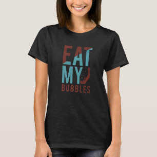 Camiseta Coma Minhas Bolhas Engraçada Nadando Natação Nadad
