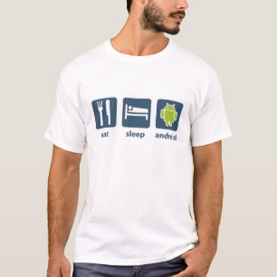 Camiseta Coma o Android do sono