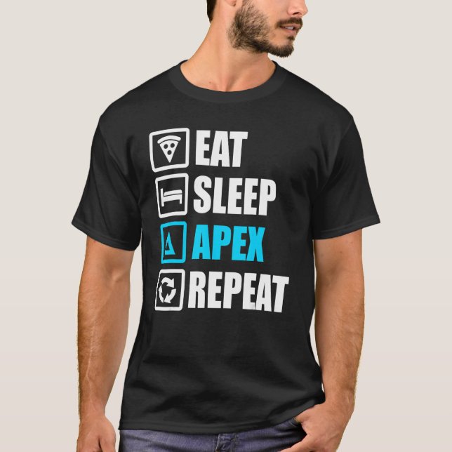 Camiseta Coma o Apex do Sono Repetir Motivação (Frente)