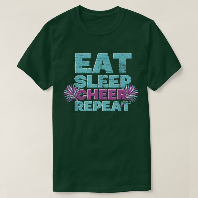 Camiseta Coma o Aplausos do Cheerleader de animação de saud (Frente do Design)