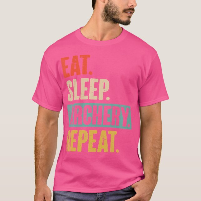 Camiseta Coma o Arqueiro do Sono Repetir Arquiteto Engraçad (Frente)