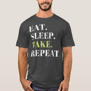 Camiseta Coma o Assar de latência Repetir o Assar de panifi