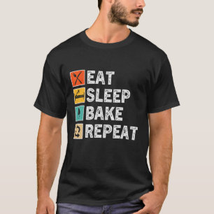 Camiseta Coma o Assar de latência Repetir o panfleto do pan