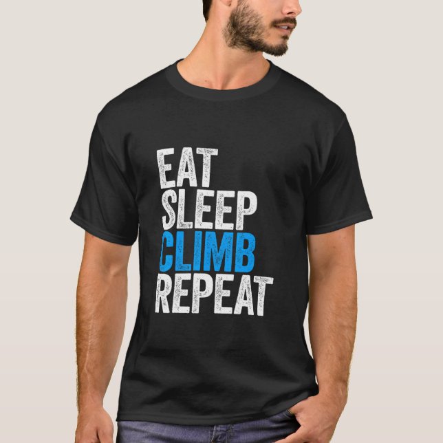 Camiseta Coma O Aumento Do Sono Repetindo O Clima Gif (Frente)