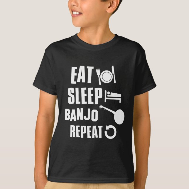 Camiseta Coma o banjo do sono (Frente)