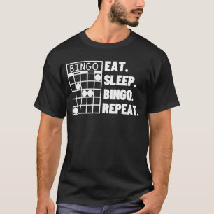 Camiseta Coma o Bingo do Sono Repetir Casino Bingo 1