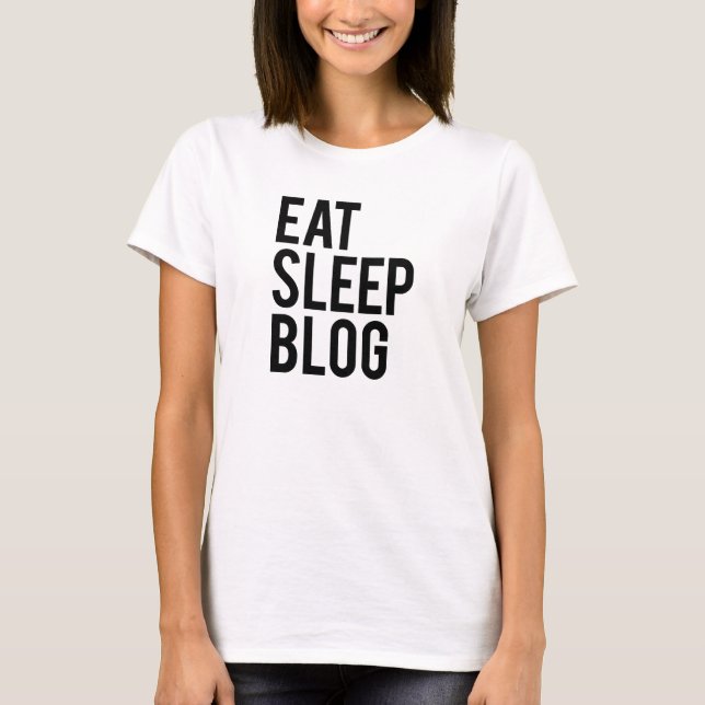 Camiseta Coma o blogue do sono (Frente)