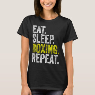 Camiseta Coma o Boxing Repetit Boxer Fighter Fighting Wor