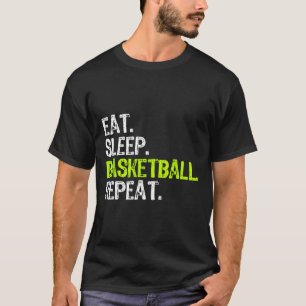 Camiseta Coma o Bysketbyll do Repetidor Diversão Legal do J