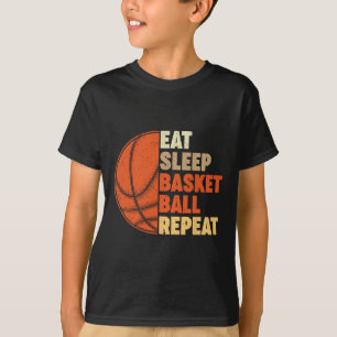 Camiseta Coma O Bysketbyll Do Sono Repetir Para O Player Vi