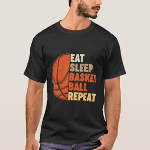 Camiseta Coma O Bysketbyll Do Sono Repetir Para O Player Vi