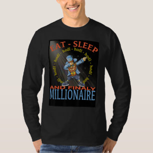 Camiseta Coma O Chapéu Do Sono Finalmente Milionário