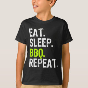 Camiseta Coma o Churrasco de latência Repetindo o churrasco