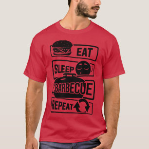 Camiseta Coma o CHURRASCO do grelhador de CHURRASCO do chur