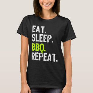 Camiseta Coma o Churrasco do sono Repetindo Barbeque Barbec