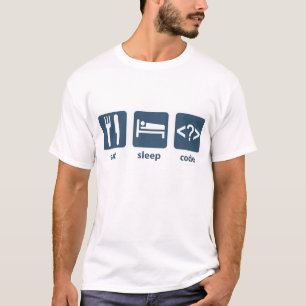 Camiseta Coma o código do sono