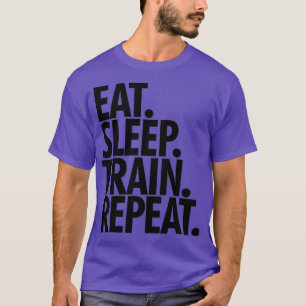 Camiseta Coma o comboio adormecido repetir 1