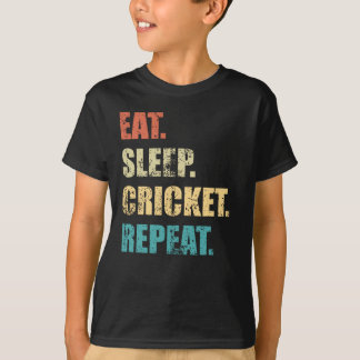 Camiseta Coma o críquete de sono.