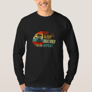 Camiseta Coma o disco adormecido Golf Repita o Sunset Vinta