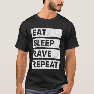 Camiseta Coma o Edm Repetitivo de Onda de Sono