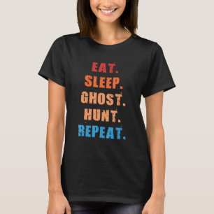 Camiseta Coma O Fantasma Do Sono Repetir O Funny Vintage Gh