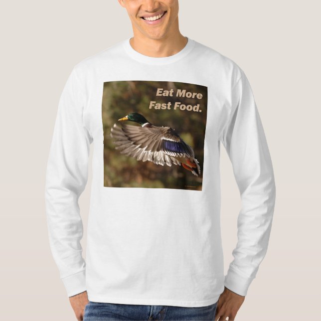 Camiseta Coma o fast food (Frente)