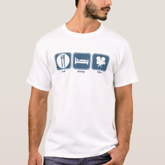Camiseta coma o filme do sono