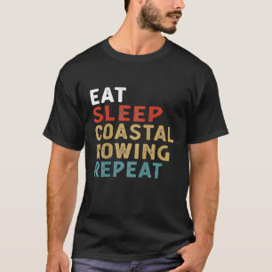 Camiseta Coma o Jogo Costeiro do Sono Repetidamente Present