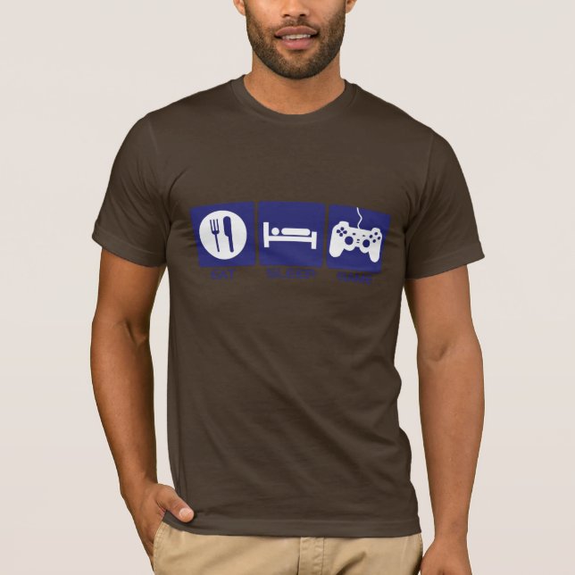 Camiseta Coma o jogo do sono (Frente)