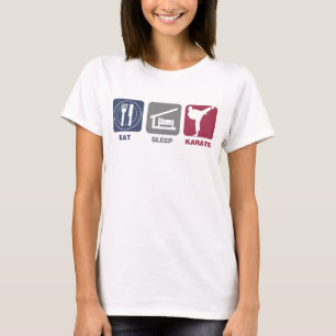 Camiseta Coma o karaté do sono - menina