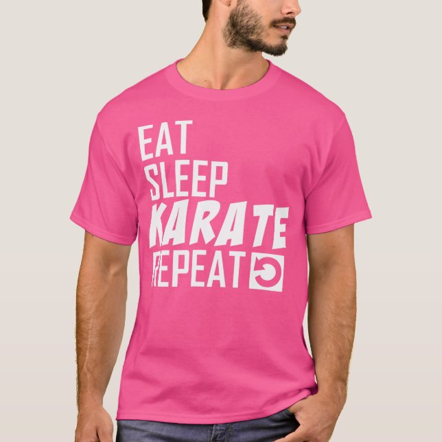 Camiseta Coma o Karate do Sono Repetir (Frente)