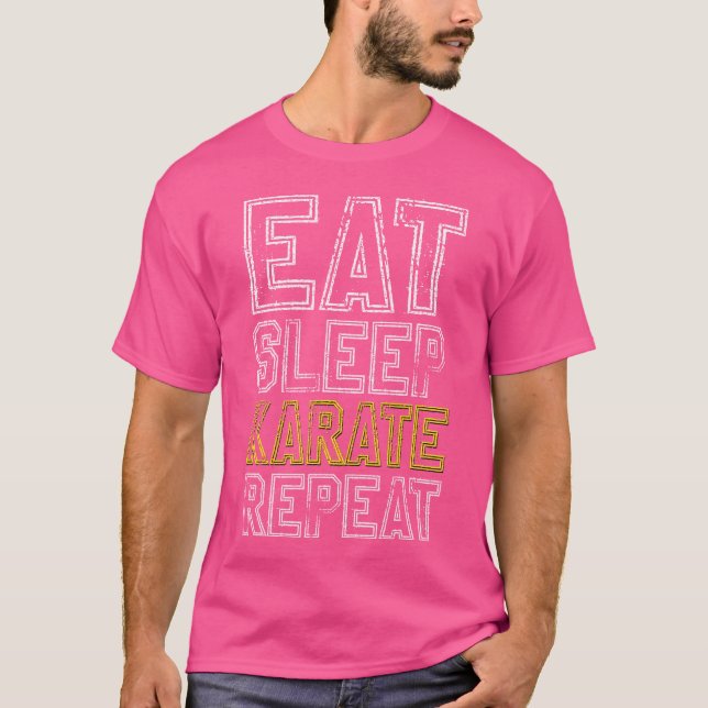 Camiseta Coma o Karate do Sono Repetir (Frente)