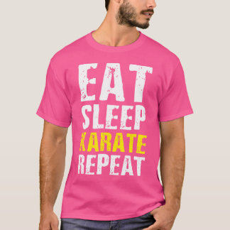 Camiseta Coma O Karato Do Sono Presente Para Karate Amante