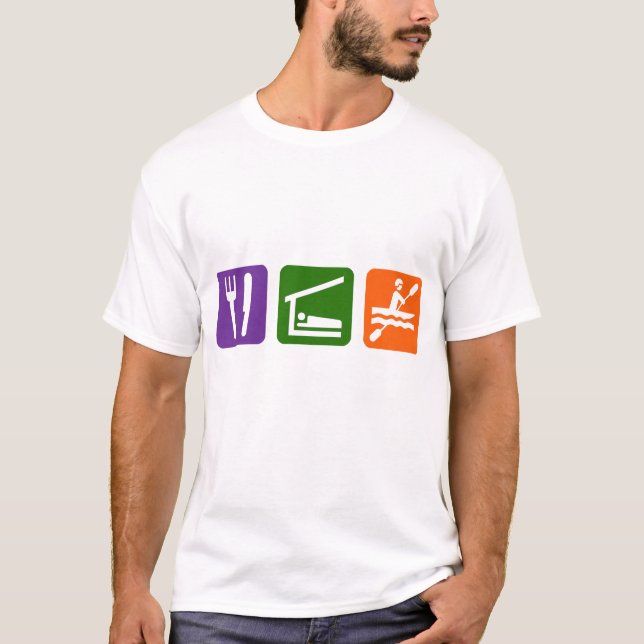 Camiseta Coma o Kayaking do Sono (Frente)