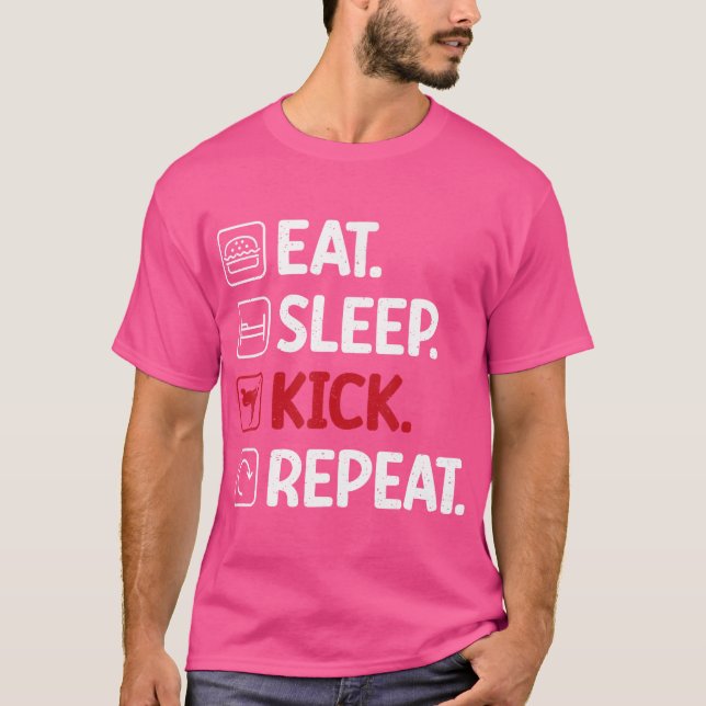 Camiseta Coma o Kick Repetir Kung Fu (Frente)